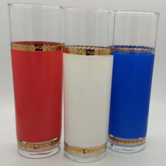 Vintage Barware - Patriotic Highball Glasses by Libby Glass - Picture 2 of 2